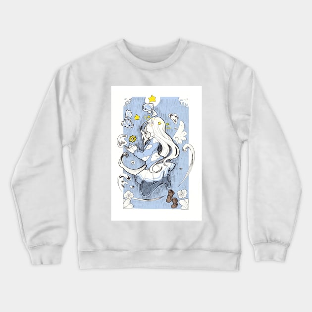 wish star Crewneck Sweatshirt by Yami11